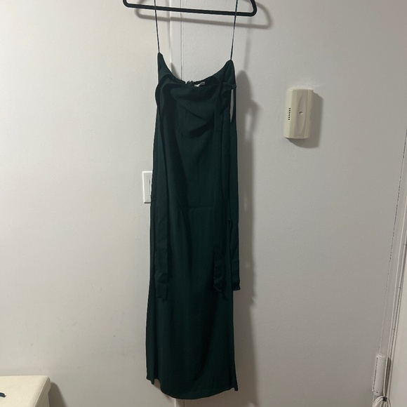 Reformation Westerly Dress Emerald Green - Picture 1 of 4